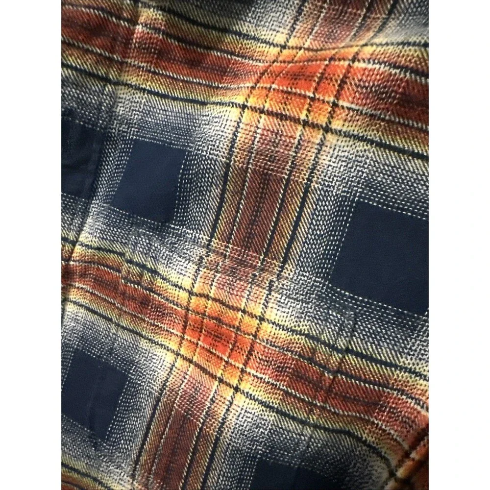Gap Boys Long Sleeve Button Down - Plaid Flannel Size Large